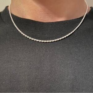 Basic Rope Chain Necklace - 20"/2mm